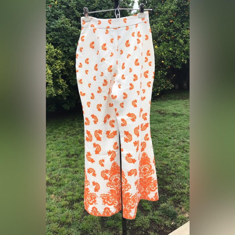 Hippy Flared Pants floral print